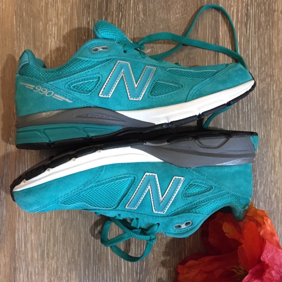 teal new balance 990